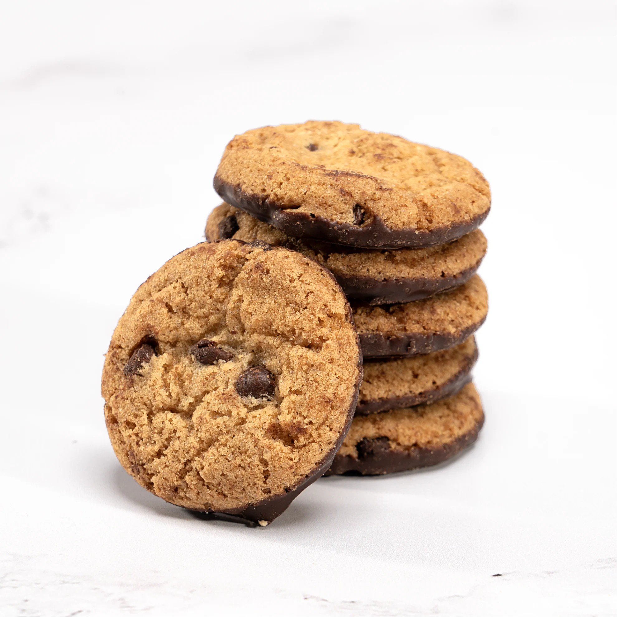 Chocolate Dipped Chocolate Chip Cookies